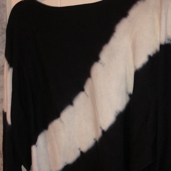 Philosophy Tie Dye Black And White Soft Warm Sweater Size XL - Picture 7 of 13
